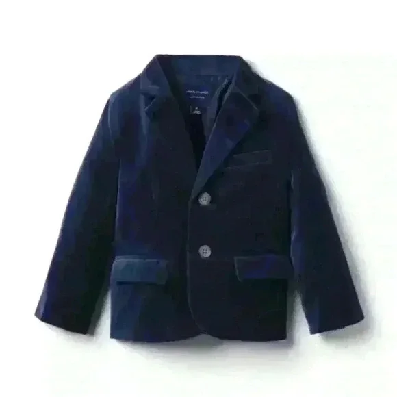 The velvet party suit and pants Janie and Jack size 12-18m NWT - Picture 2 of 9